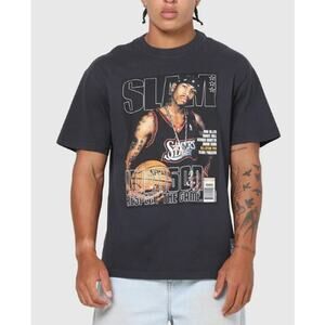 SLAM Magazine Cover Unisex Tee w/ Philly 76ers Allen Iverson - Size Small
